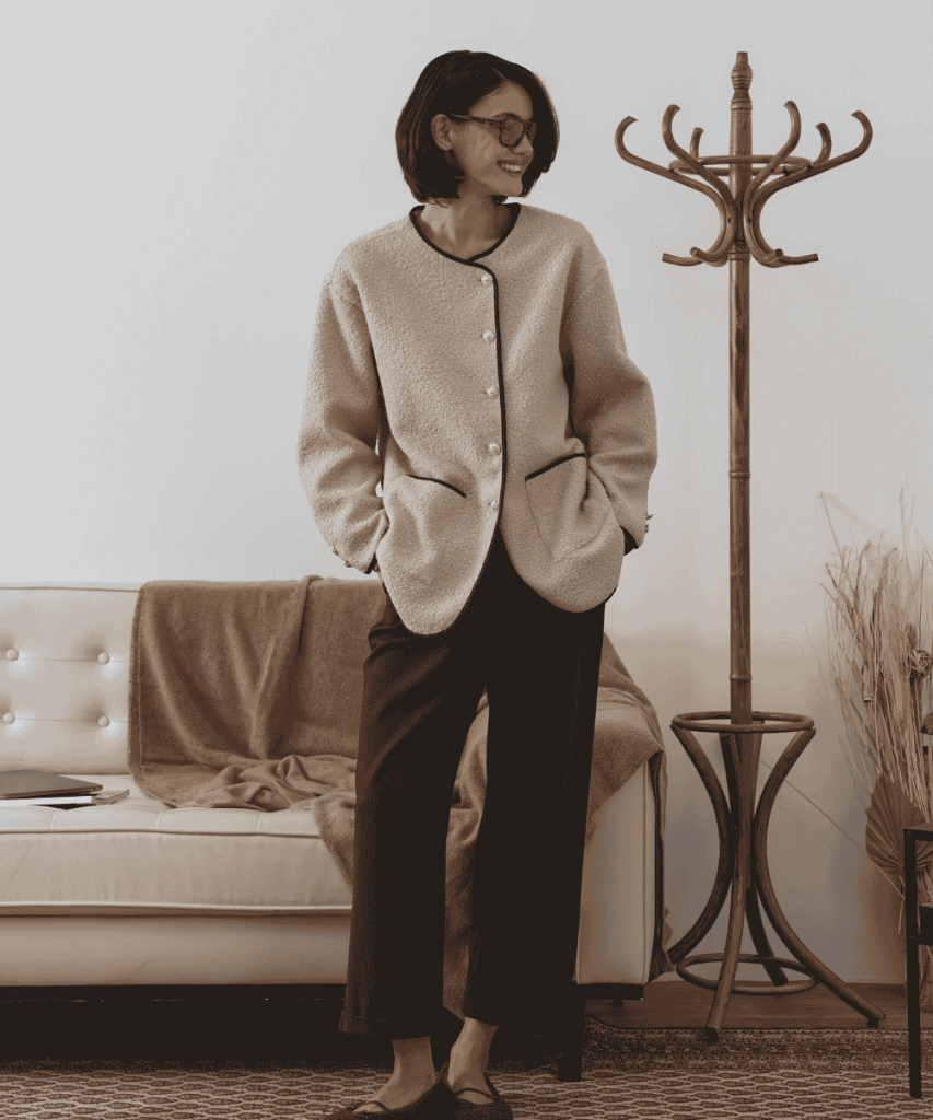 Şık Görünümün Anahtar Parçası buklet ceket